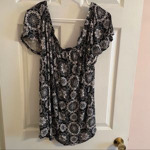 Torrid Ruffled Cap Sleeve Blouse